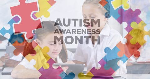Autism Awareness Month Celebrated in Diverse Classroom Setting - Download Free Stock Images Pikwizard.com