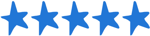 Row of Five Transparent Blue Stars Illustrated Digitally - Download Free Stock Videos Pikwizard.com