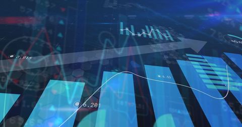 Digital Financial Data with Graphs and Charts - Download Free Stock Images Pikwizard.com