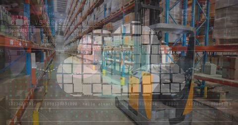 Advanced Forklift Navigation in Digitalized Warehouse