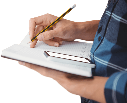 Businessman Writing Notes Transparent Concept - Download Free Stock Videos Pikwizard.com
