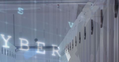 Digital Interface with Text and Globe: Networking Concept