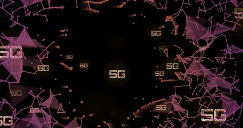 digital 5g network with abstract geometric connections - Download Free Stock Images Pikwizard.com