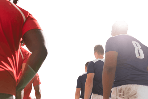 transparent diverse footballers lining up for competition - Download Free Stock Videos Pikwizard.com