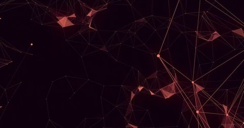 Digital Connections with Red Networks on Black Background - Download Free Stock Images Pikwizard.com