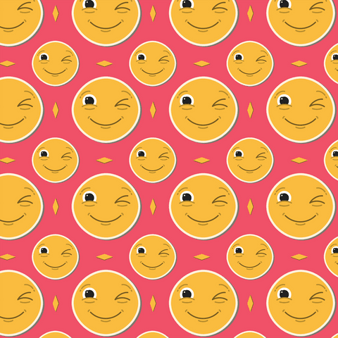 Happy Emoji Pattern on Transparent Background for Social Media Concepts - Download Free Stock Videos Pikwizard.com