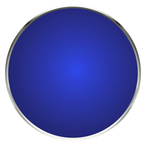 Blue Circle with Metallic Border on Transparent Background - Download Free Stock Videos Pikwizard.com