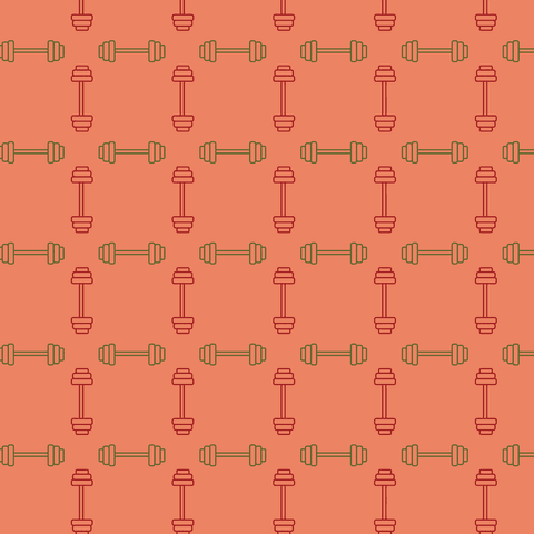Seamless Dumbbells Pattern on Transparent Background with Red Hue - Download Free Stock Videos Pikwizard.com