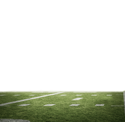 Transparent american football field illustration with grass texture