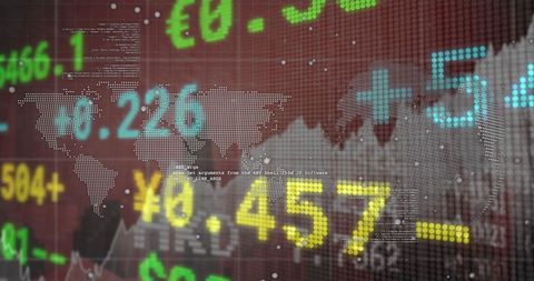Global Economic Trends with Currency and Stock Data Visualization - Download Free Stock Images Pikwizard.com