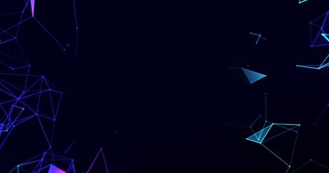 Futuristic Plexus Digital Network on Black Background - Download Free Stock Images Pikwizard.com