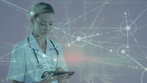 Healthcare Professional Embracing Digital Technology and Innovation