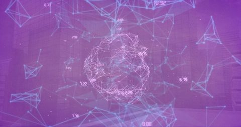 Digital Network Connections in Futuristic Financial Environment - Download Free Stock Images Pikwizard.com