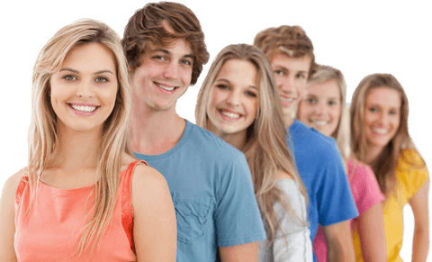 Group of Young Adults Smiling in Transparent Background - Download Free Stock Videos Pikwizard.com