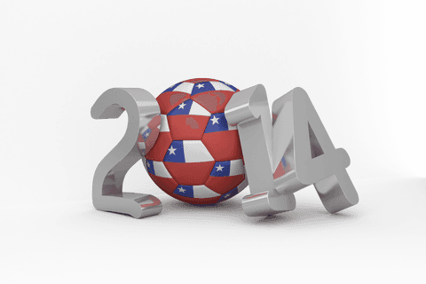 transparent chilean flag soccer ball and 2014 concept illustration - Download Free Stock Videos Pikwizard.com