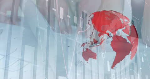 Global Data Processing Animation in Server Environment