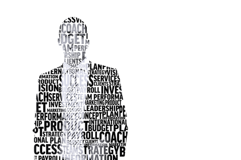 transparent businessman silhouette in word art illustration - Download Free Stock Videos Pikwizard.com