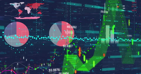 Dynamic Data Processing Interface with Global Animations