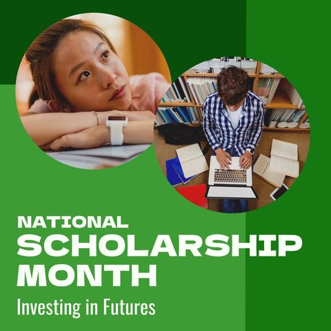 National Scholarship Month Promotion Highlighting Education Opportunities - Download Free Stock Templates Pikwizard.com