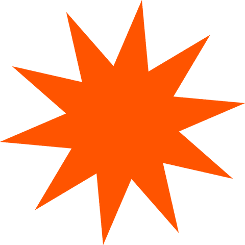 Dynamic Orange Starburst Element on Transparent Background - Download Free Stock Videos Pikwizard.com