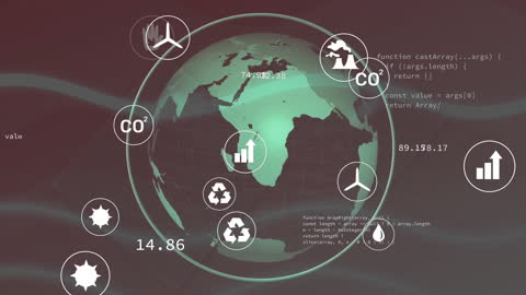 Digital Data Play Visualization on Ecological Themes Global Focus