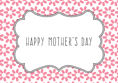 Happy Mother's Day Design with Transparent Background and Floral Motif - Download Free Stock Videos Pikwizard.com