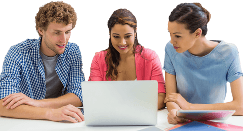 Coworkers Collaborating with Laptop for Transparent Meetings - Download Free Stock Videos Pikwizard.com