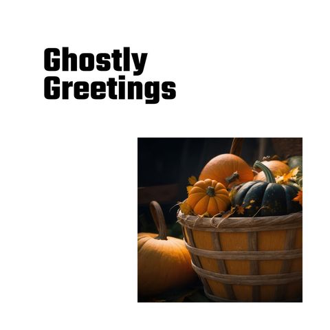 Festive halloween decoration with colorful pumpkins