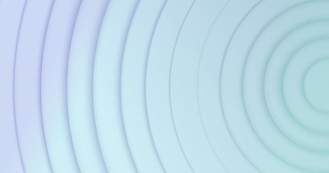 Minimalist 3d circle pattern on white background
