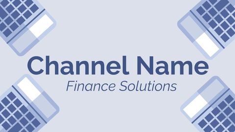 abstract finance branding design with calculators - Download Free Stock Templates Pikwizard.com