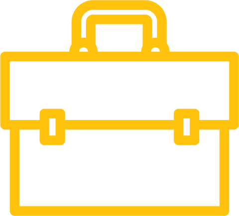 yellow suitcase icon illustration on transparent background - Download Free Stock Videos Pikwizard.com