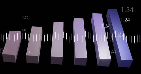 Abstract Financial Data Analytics with Graphs and Numbers - Download Free Stock Images Pikwizard.com
