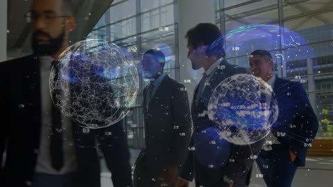 Global Network Animation with Business Professionals