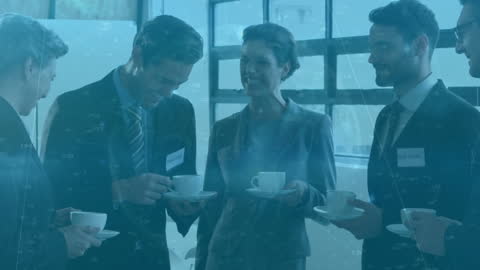 Diverse Business Team Networking and Collaborating