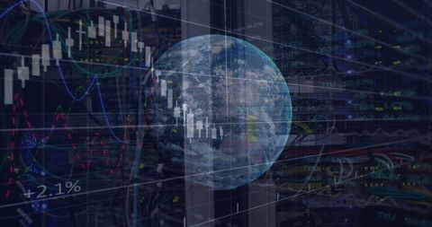 Global Data Analytics and Cloud Computing Concept - Download Free Stock Images Pikwizard.com