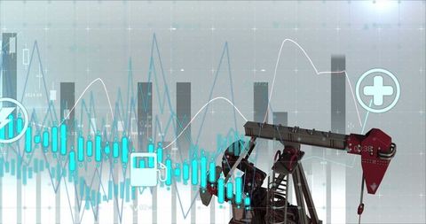 Financial Graphs Merging with Oil Rig for Digital Business Insight