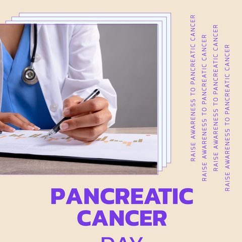 pancreatic cancer awareness campaign with female doctor - Download Free Stock Templates Pikwizard.com