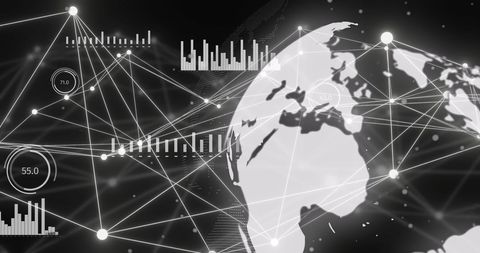 Global network connections and data analytics
