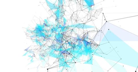 Abstract Network Connections on White Background - Download Free Stock Images Pikwizard.com