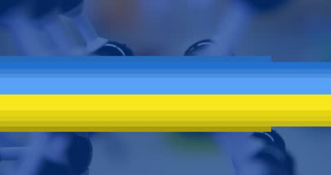 Colorful Abstract Lines with Gearwheel Background