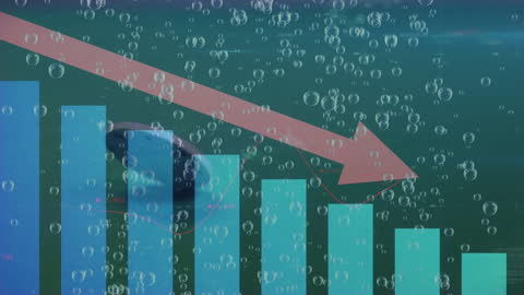 Underwater Market Data Analysis with Downward Graph Arrow