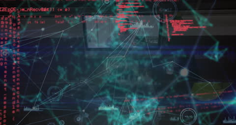 Digital Network Visualization with Data Analysis Overlay