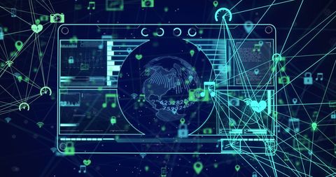 Global Technology and Digital Data Processing - Download Free Stock Images Pikwizard.com