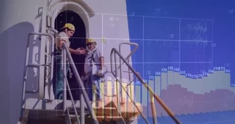 Engineers with Tablet Analyzing Data in Industrial Environment