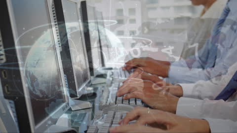 Global Communication and Digital Networking with Call Center Professionals