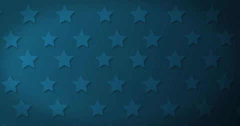 Blue Background with Pulsating Stars Pattern Concept
