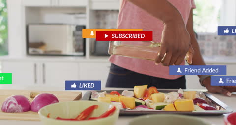 Preparing Vegetables with Virtual Social Media Interaction