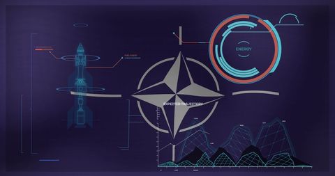NATO Dynamics and Geopolitical Data Representation - Download Free Stock Images Pikwizard.com