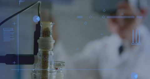 Scientist Analyzing Data Using Advanced Technology in Laboratory - Download Free Stock Images Pikwizard.com
