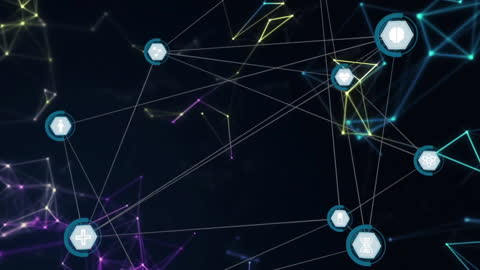 Digital Connections and Data Network Animation in Cyberspace